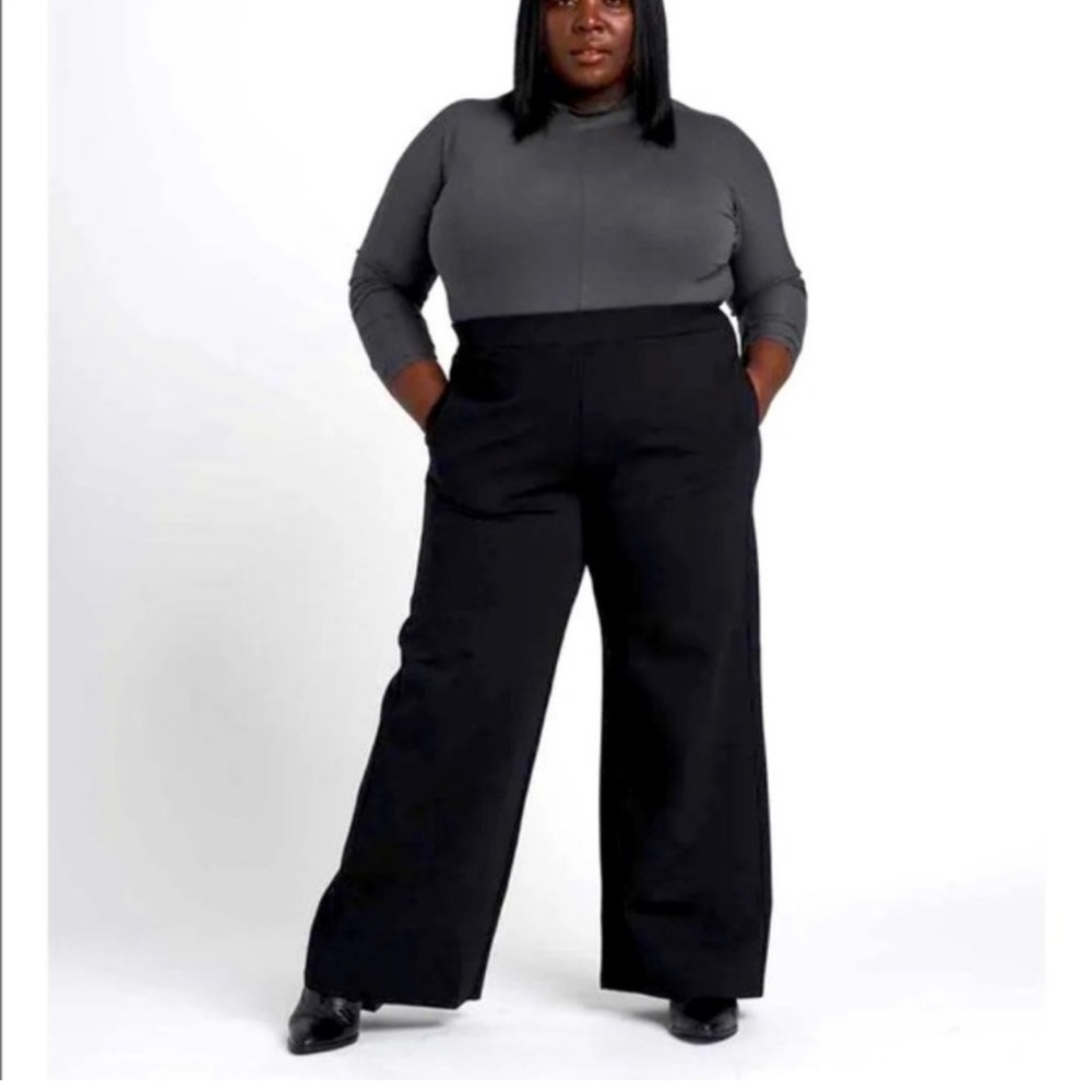 NWT Universal Standard Sloan Wide Leg Ponte Pants S